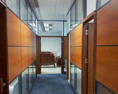 Customized indoor glass partition wall