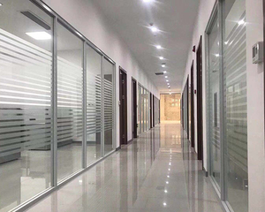 Custom-made all-aluminum glass partition wall